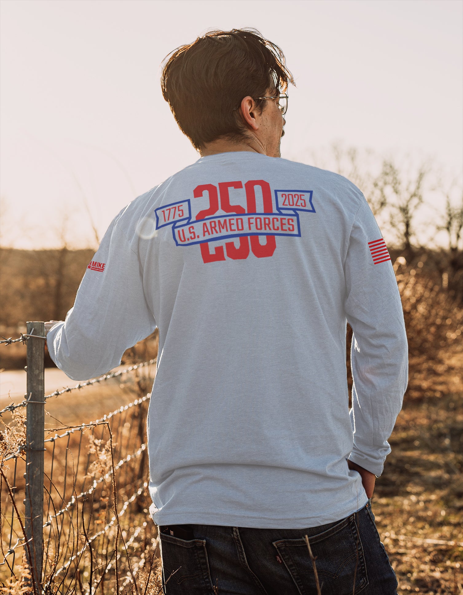 Amazon Military Armed Forces 250 Years Long Sleeve