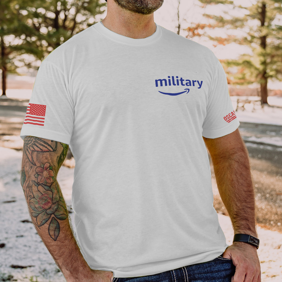 Amazon Military Armed Forces 250 Years Tee