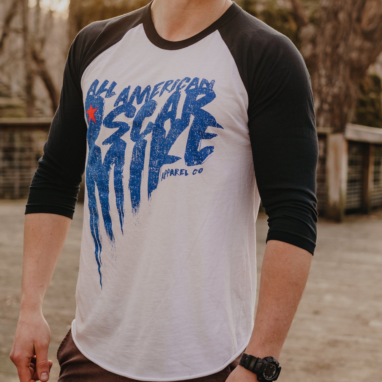 American All Star Raglan