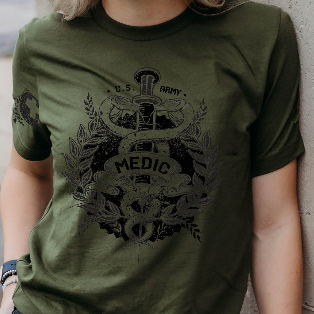 Army Medic Tee - Oscar Mike Apparel