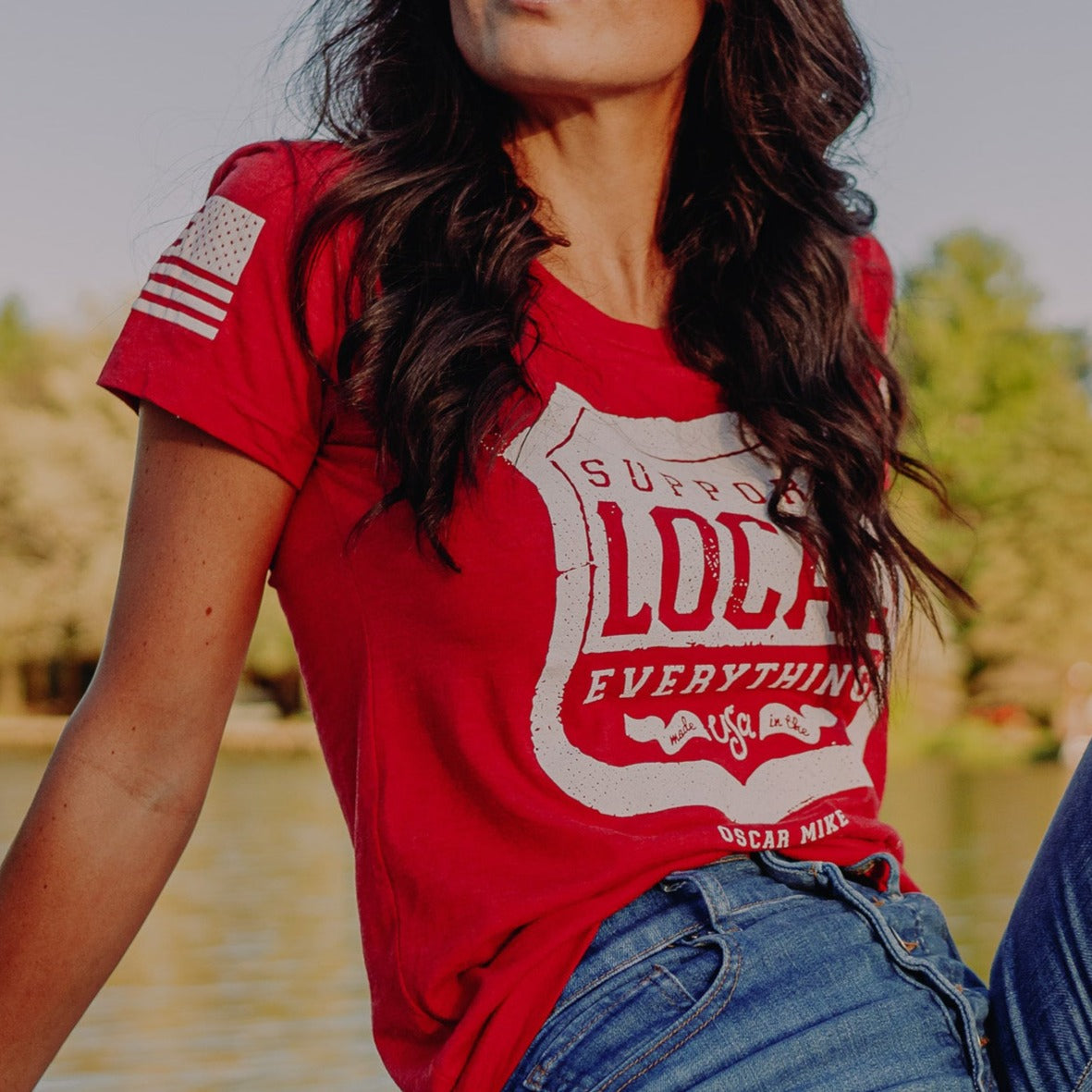 Women&#39;s Support Local Everything Tee