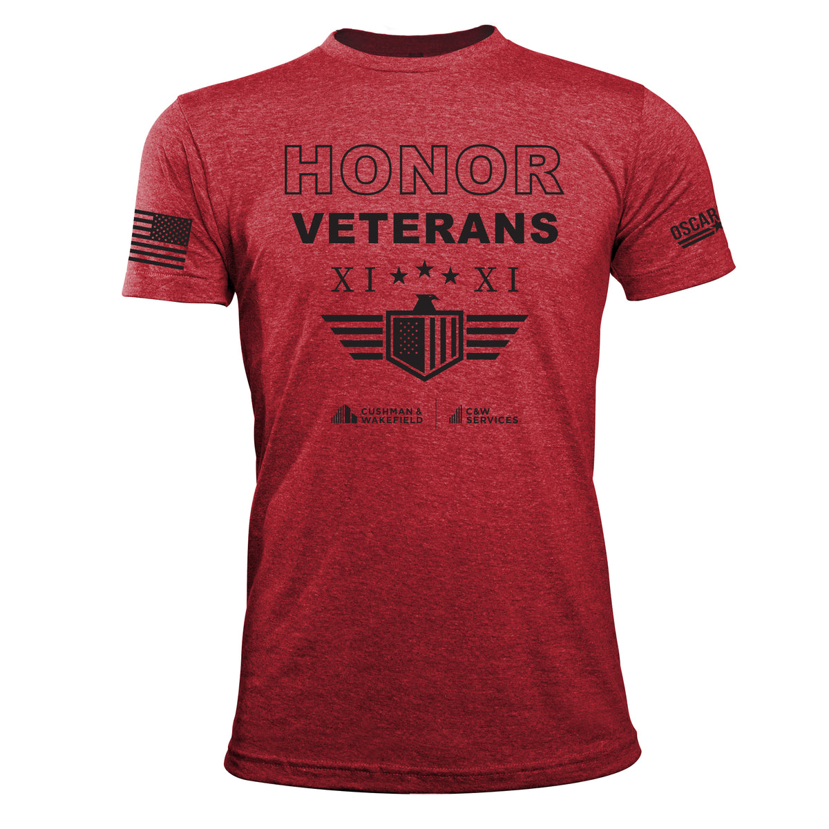 Cushman and Wakefield Honor Veterans Tee - Oscar Mike Apparel