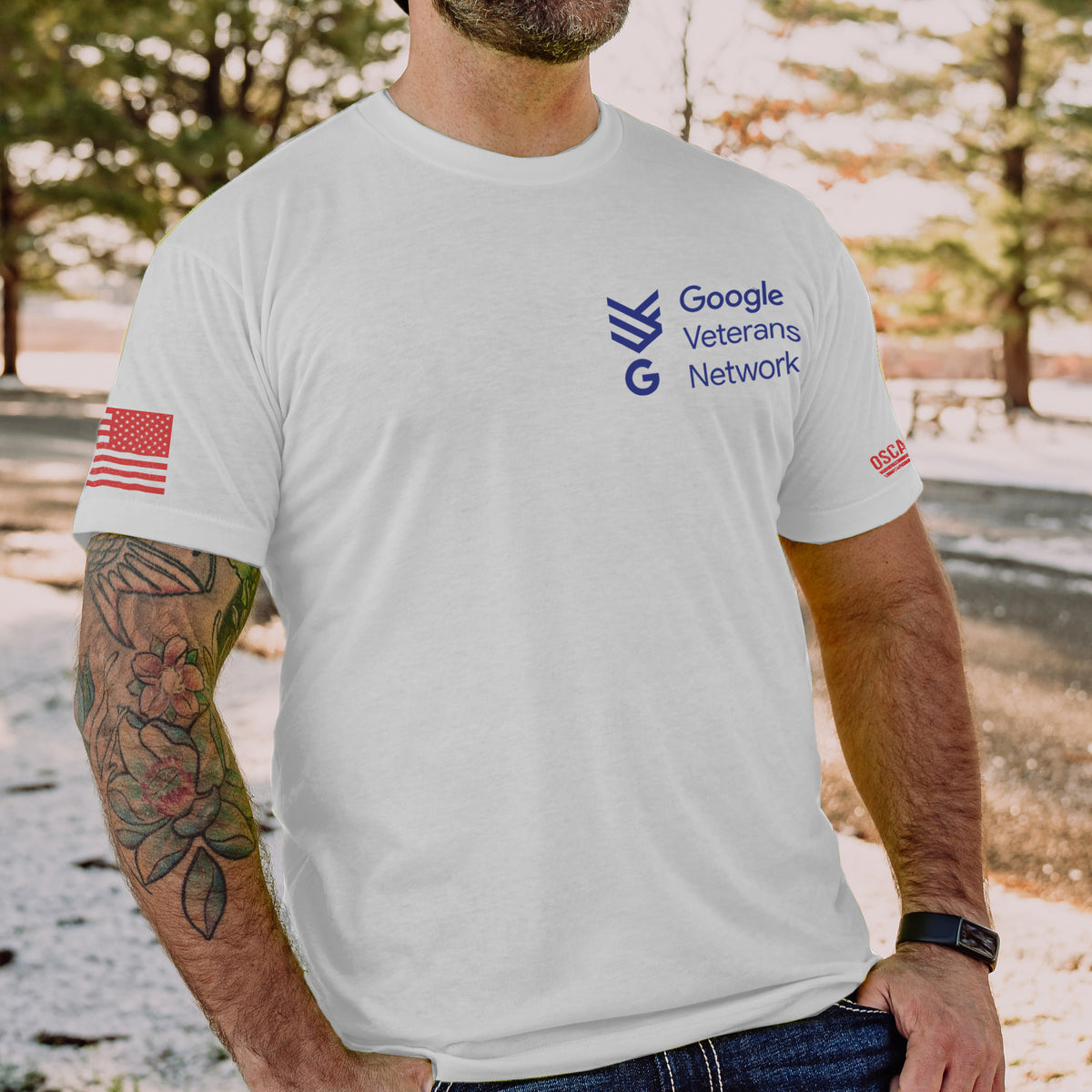 GOOGLE VETNET 250 Year Armed Forces Tee