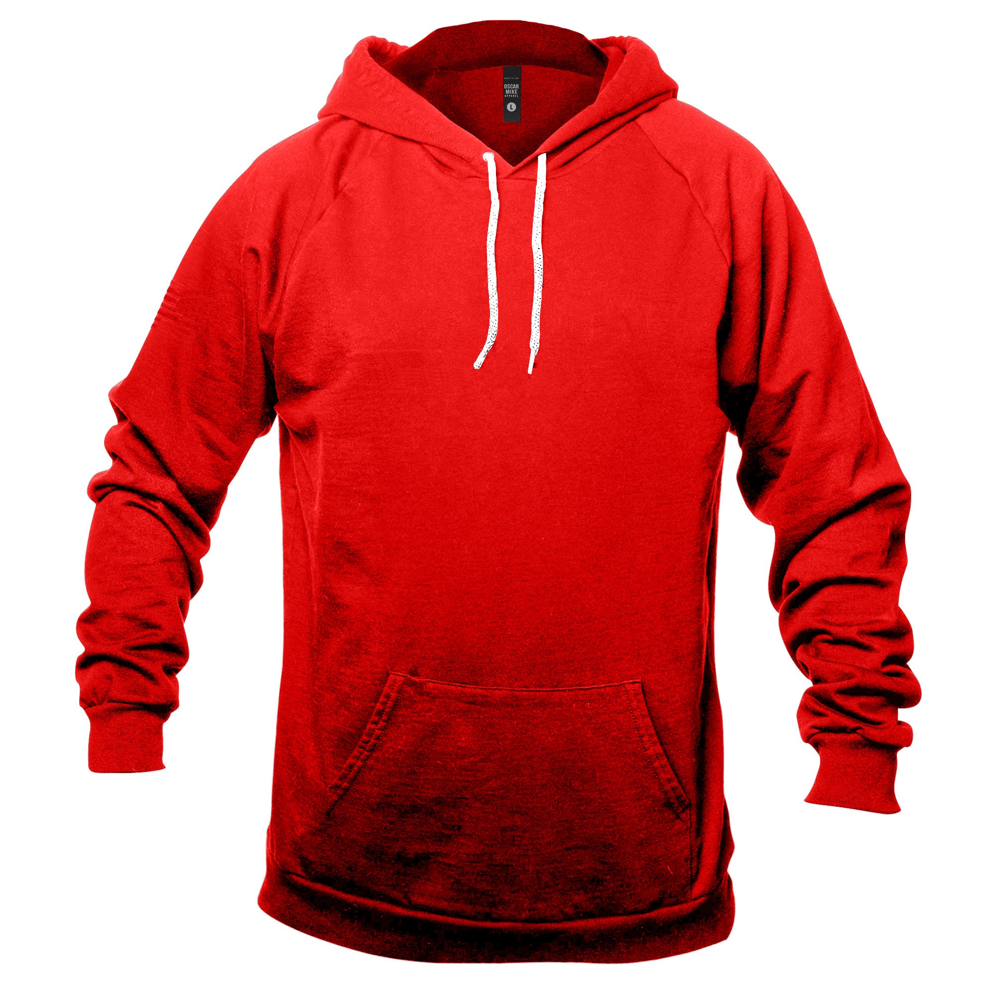 Blank Heather Red Pullover Hoodie