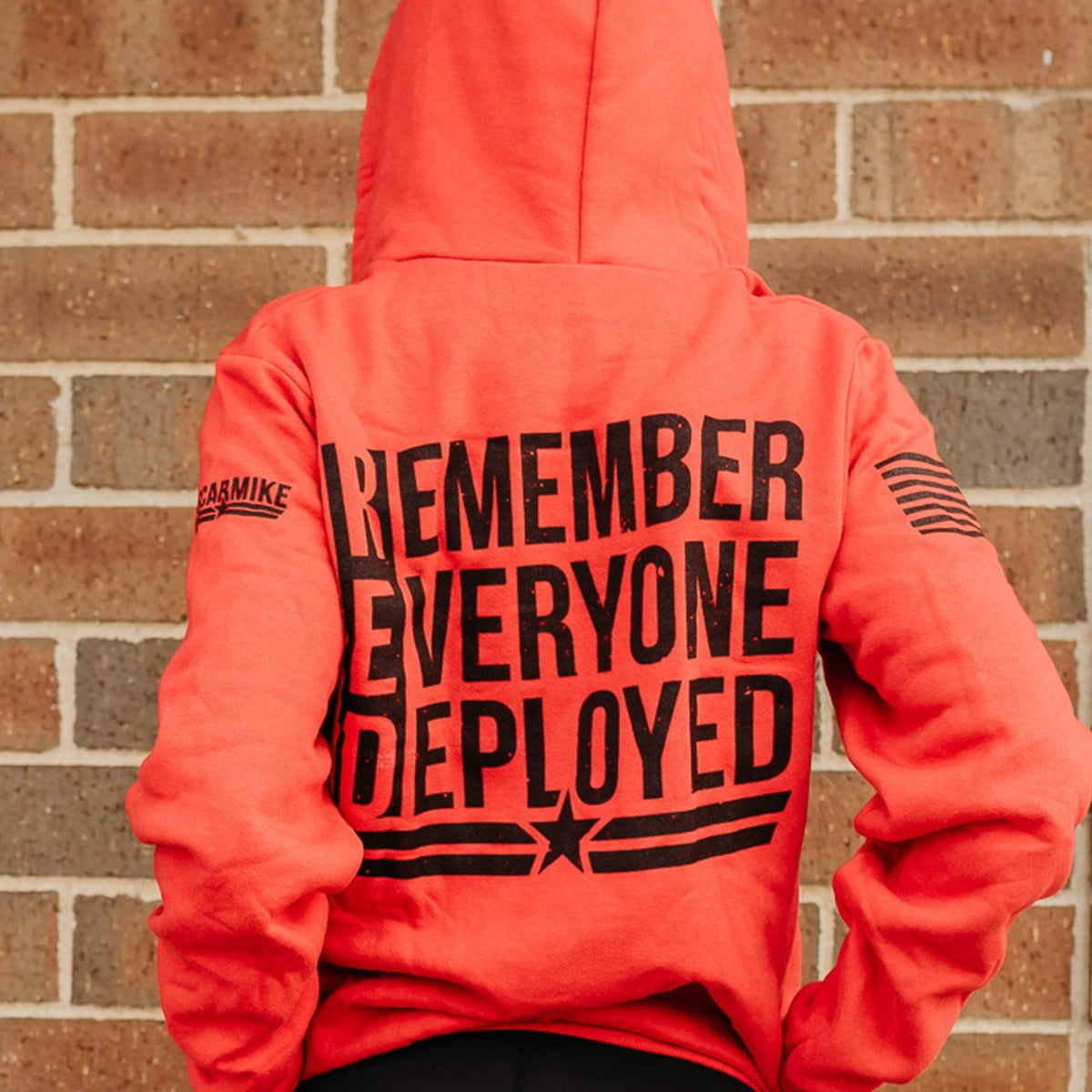 Remember Everyone Deployed Zip-Up Hoodie - Oscar Mike Apparel