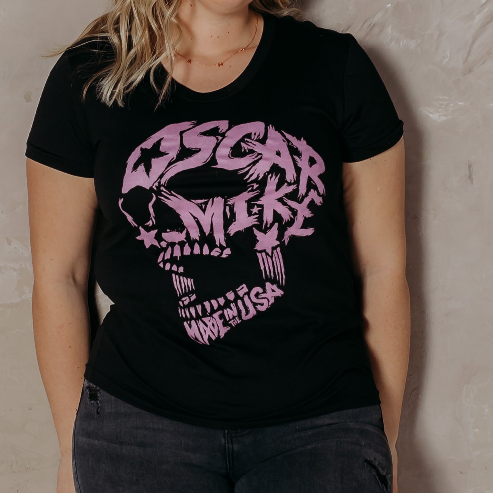 Women's Brushed Skull