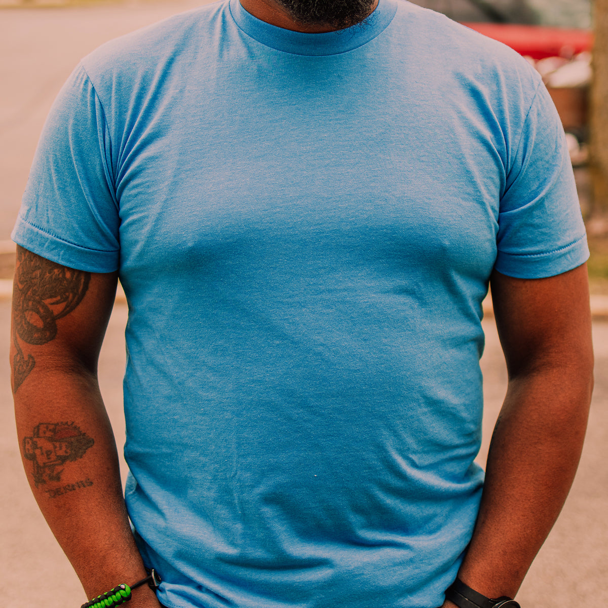 Men&#39;s Blank Tee - Ocean Marine