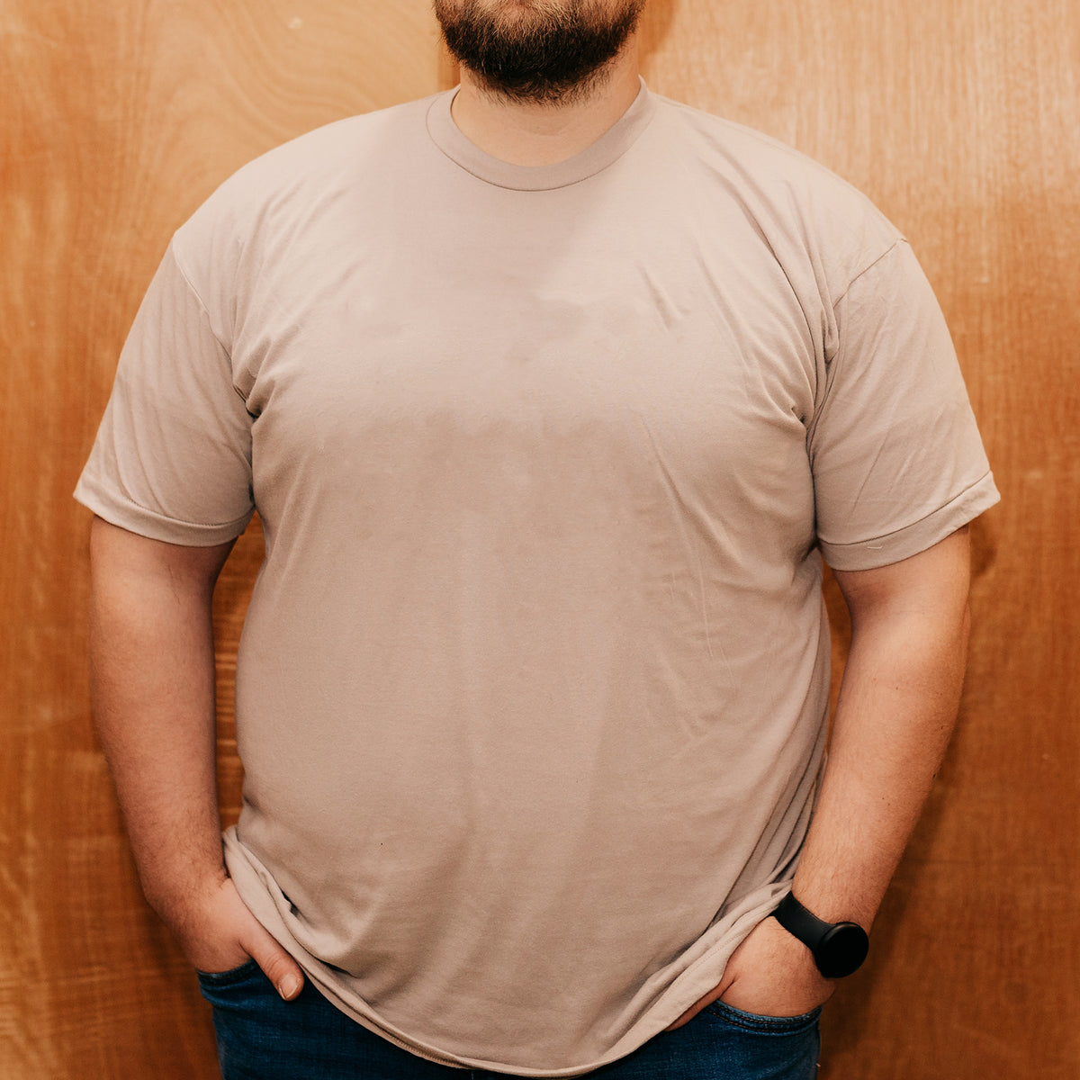 Men&#39;s Blank Tee - Sand