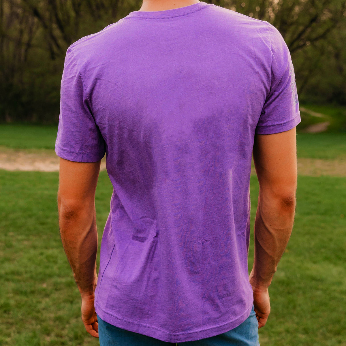 Men&#39;s Blank Tee - Heather Sangria