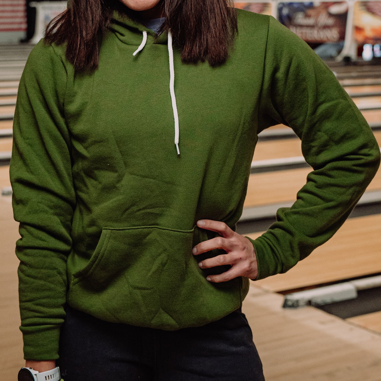 Blank OD Green Pullover Hoodie
