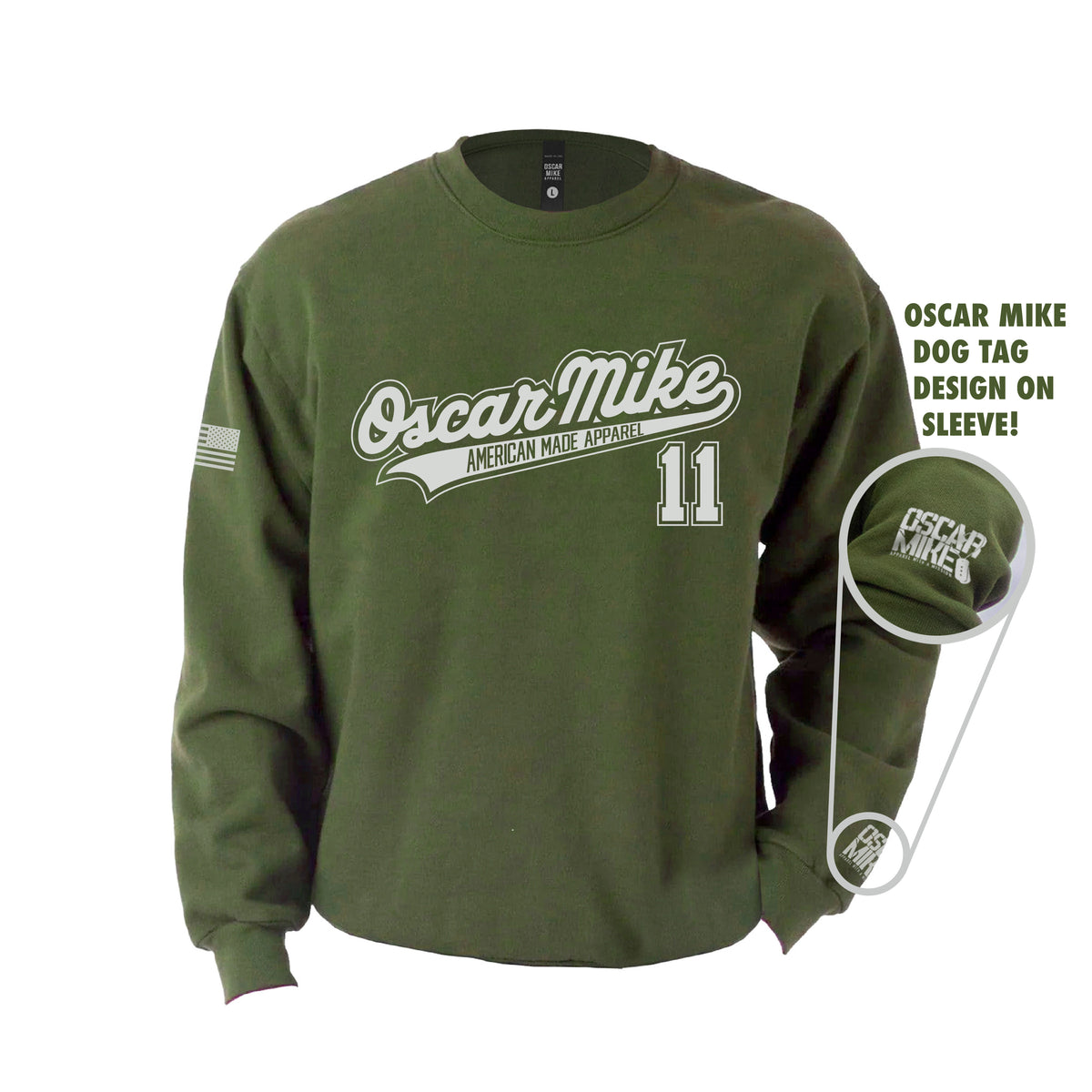 All American Logo Crew Neck Sweatshirt