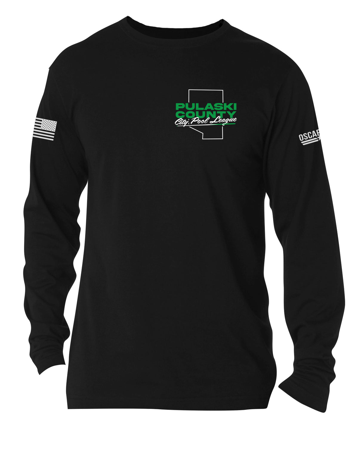 Pulaski County City Pool League Long Sleeve - Oscar Mike Apparel