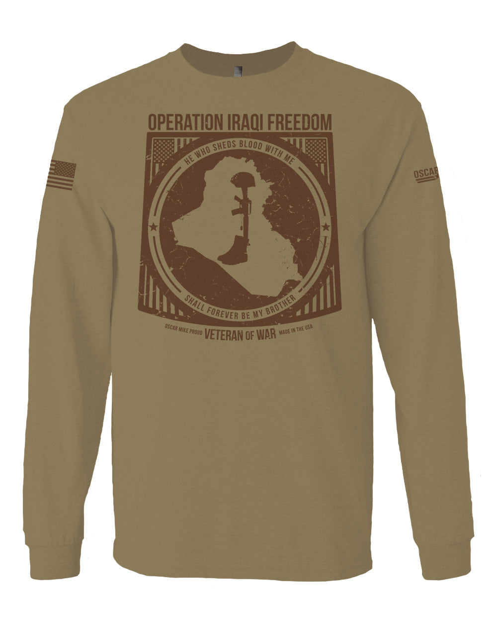 Operation Iraqi Freedom Long Sleeve - Oscar Mike Apparel