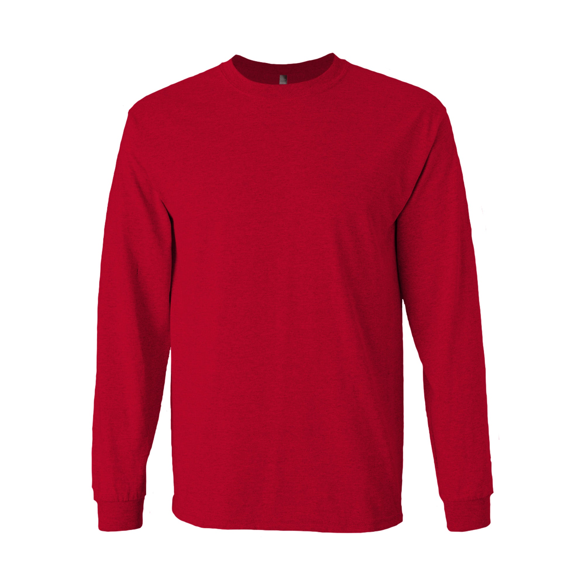 Blank Heather Red Long Sleeve