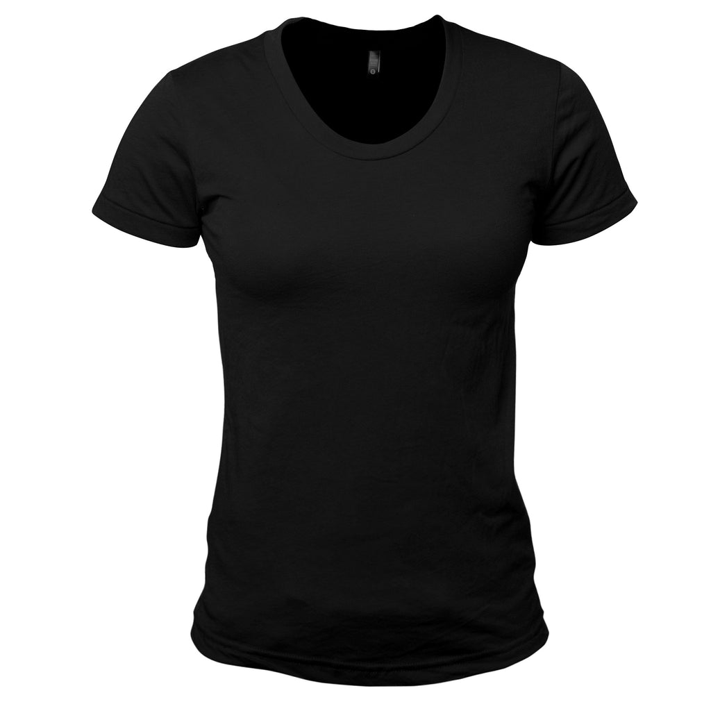 Women's Blank Tee - Black - Oscar Mike Apparel