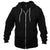 Blank Black Full Zip Hoodie