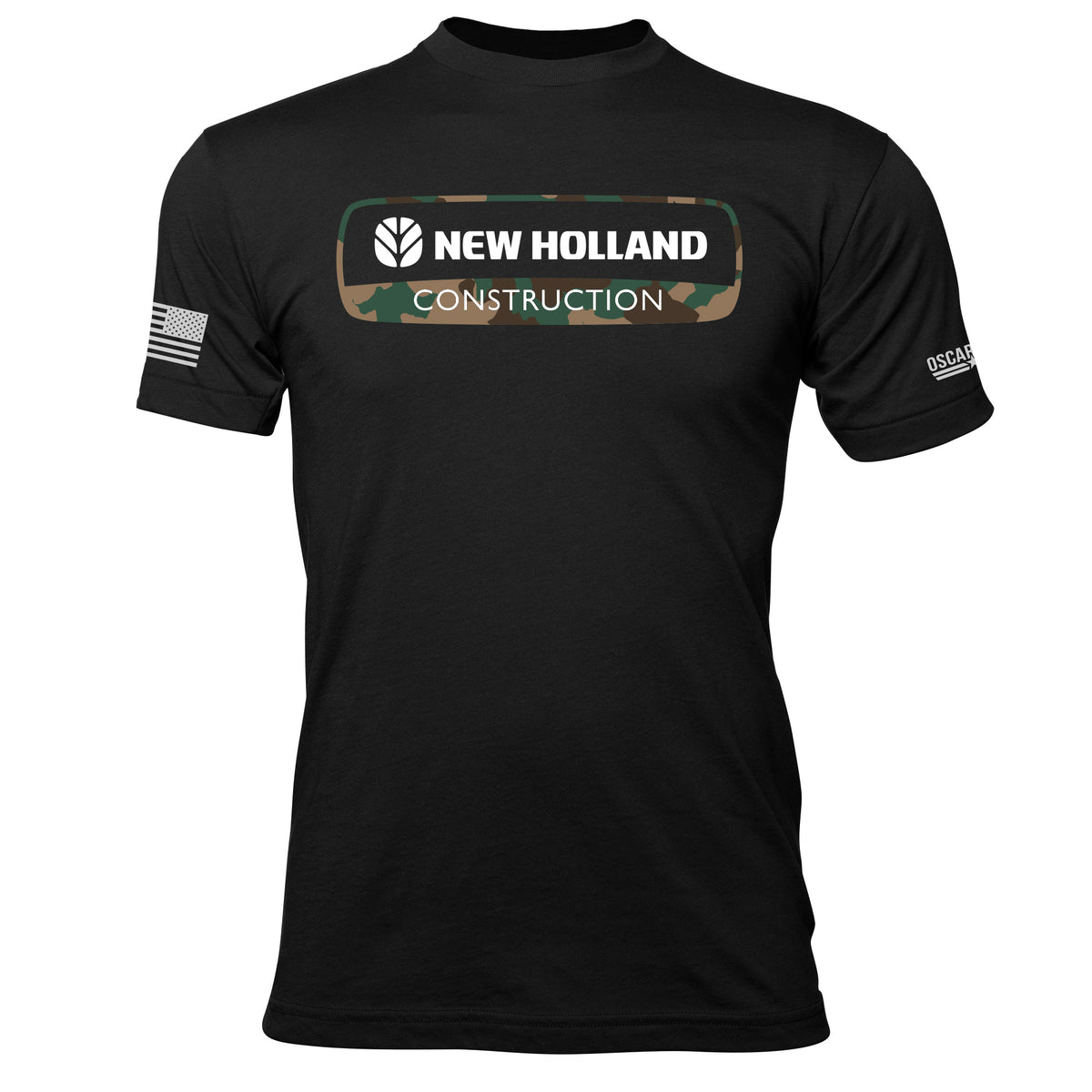 New Holland Mask Logo Tee - Oscar Mike Apparel