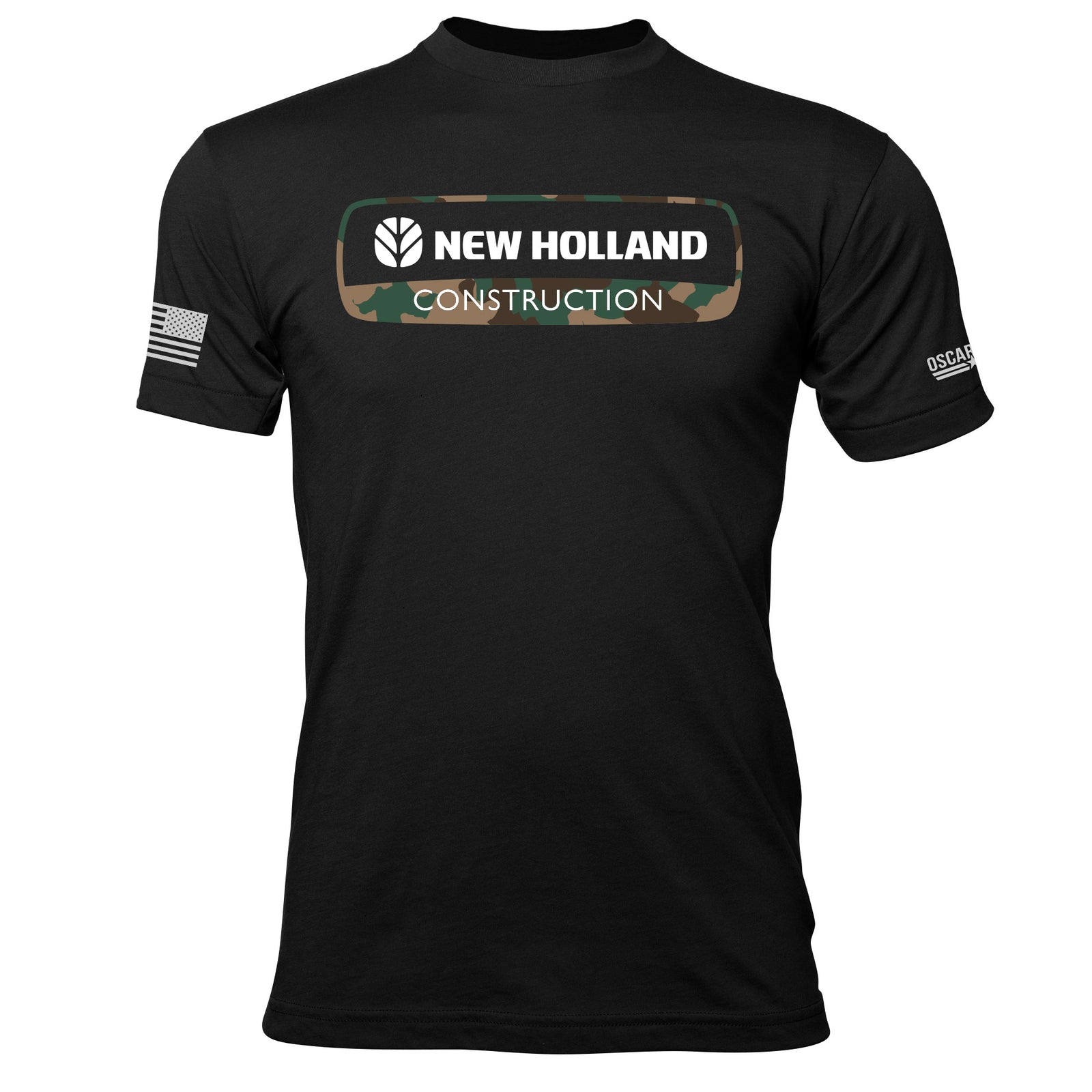 New Holland Mask Logo Tee - Oscar Mike Apparel
