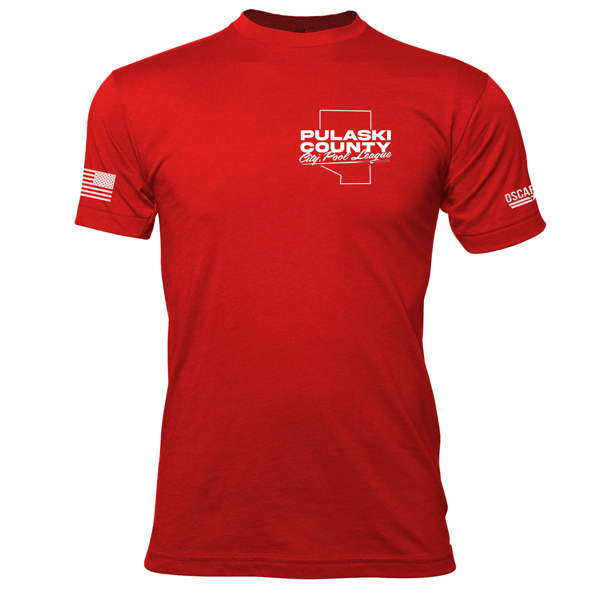 Pulaski County City Pool League Tee - Oscar Mike Apparel