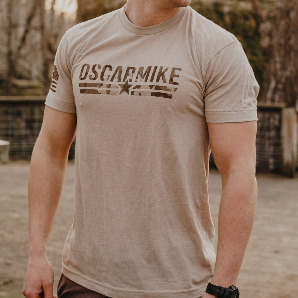 Desert Camo Logo Tee