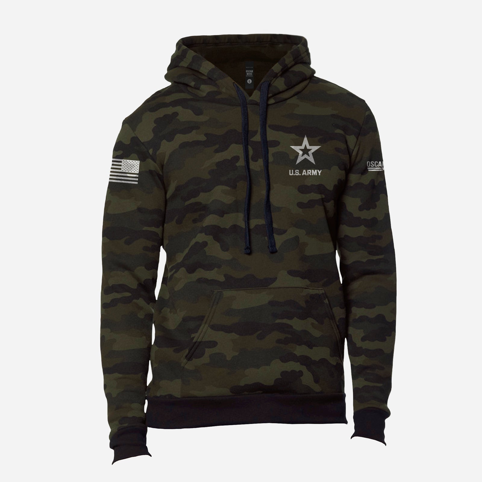 Army Camo Pullover Hoodie