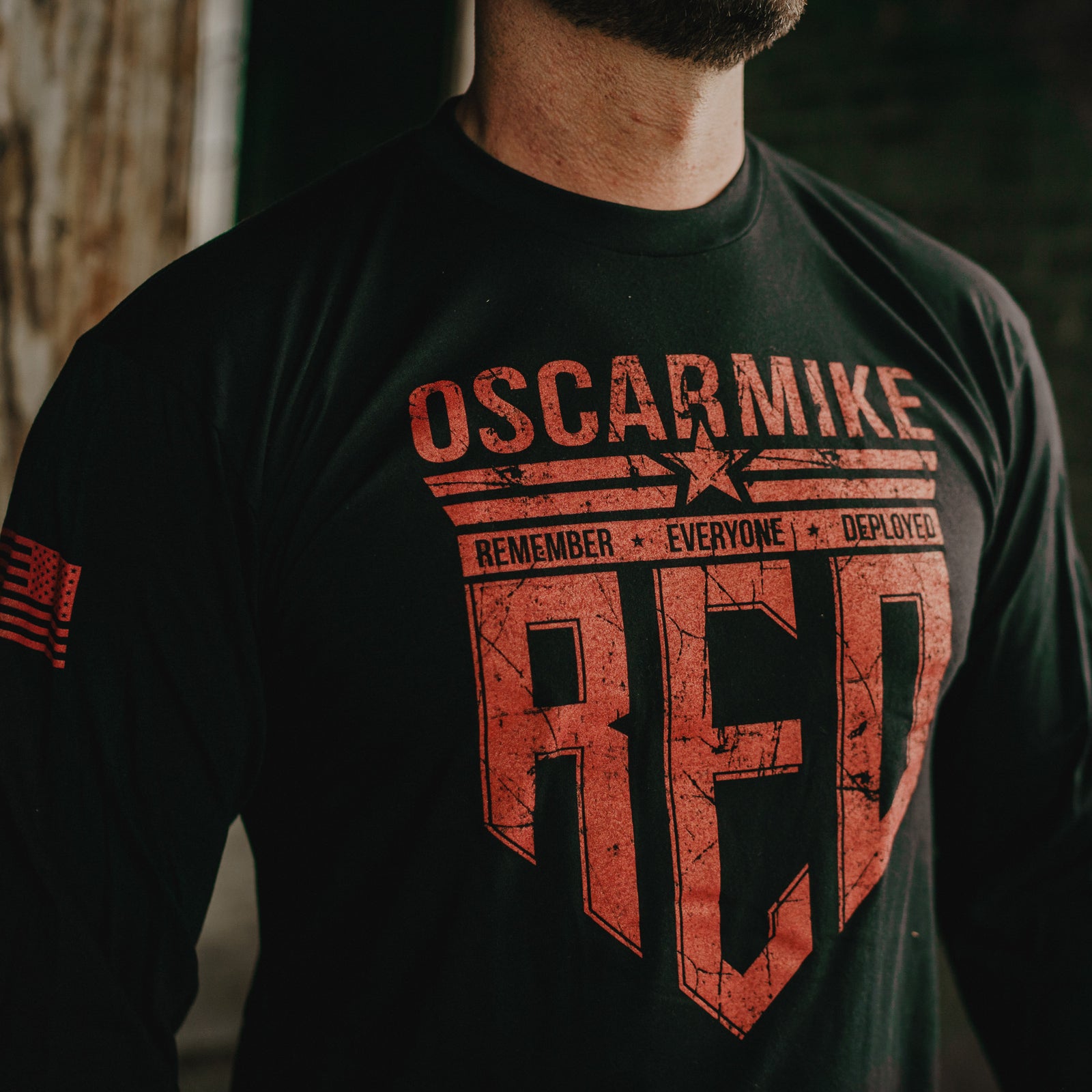 OM R.E.D. Shield Long Sleeve