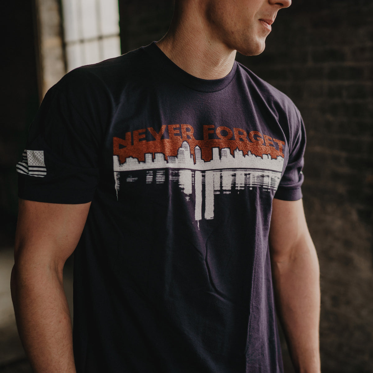 Never Forget 9/11 Memorial Tee