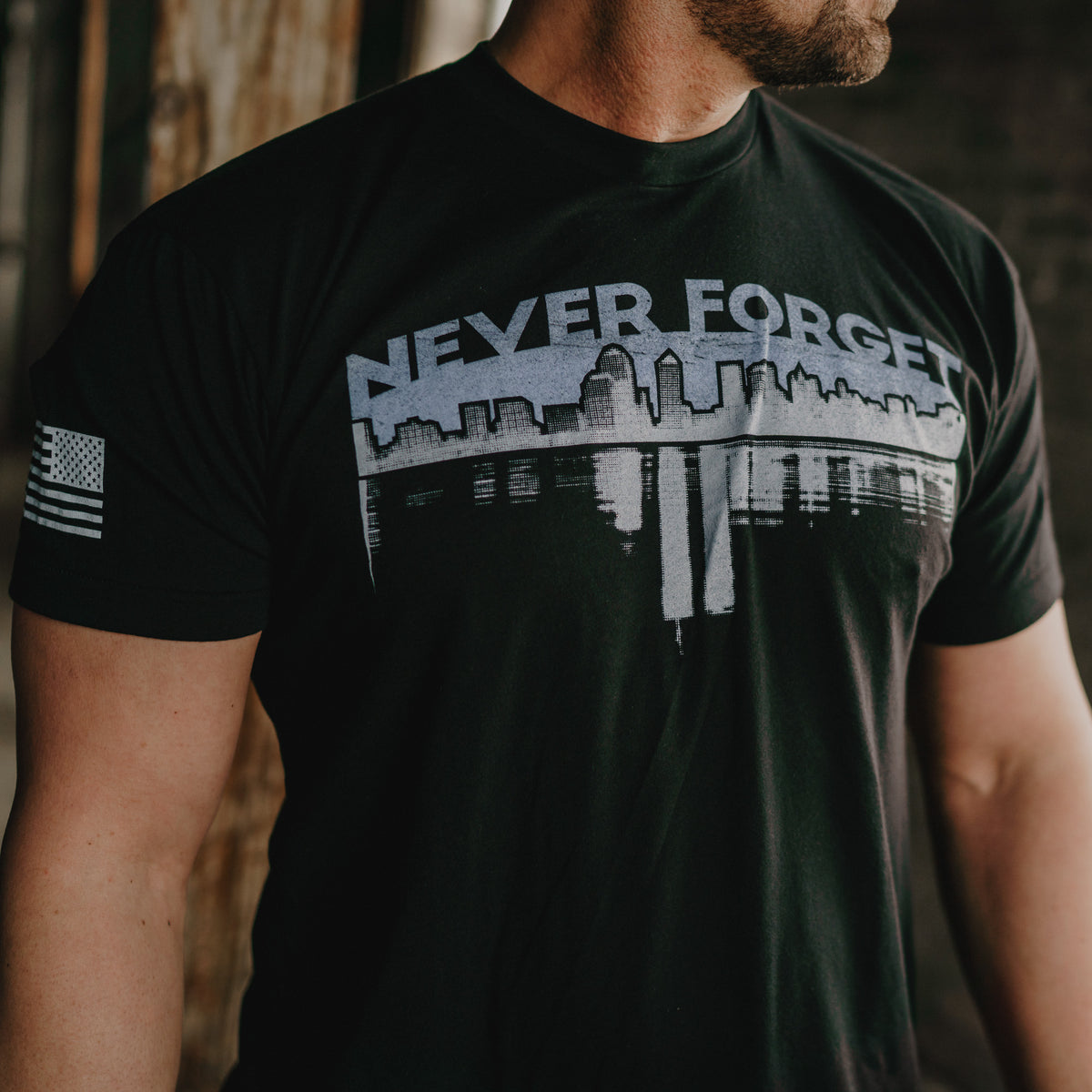 Never Forget 9/11 Memorial Tee