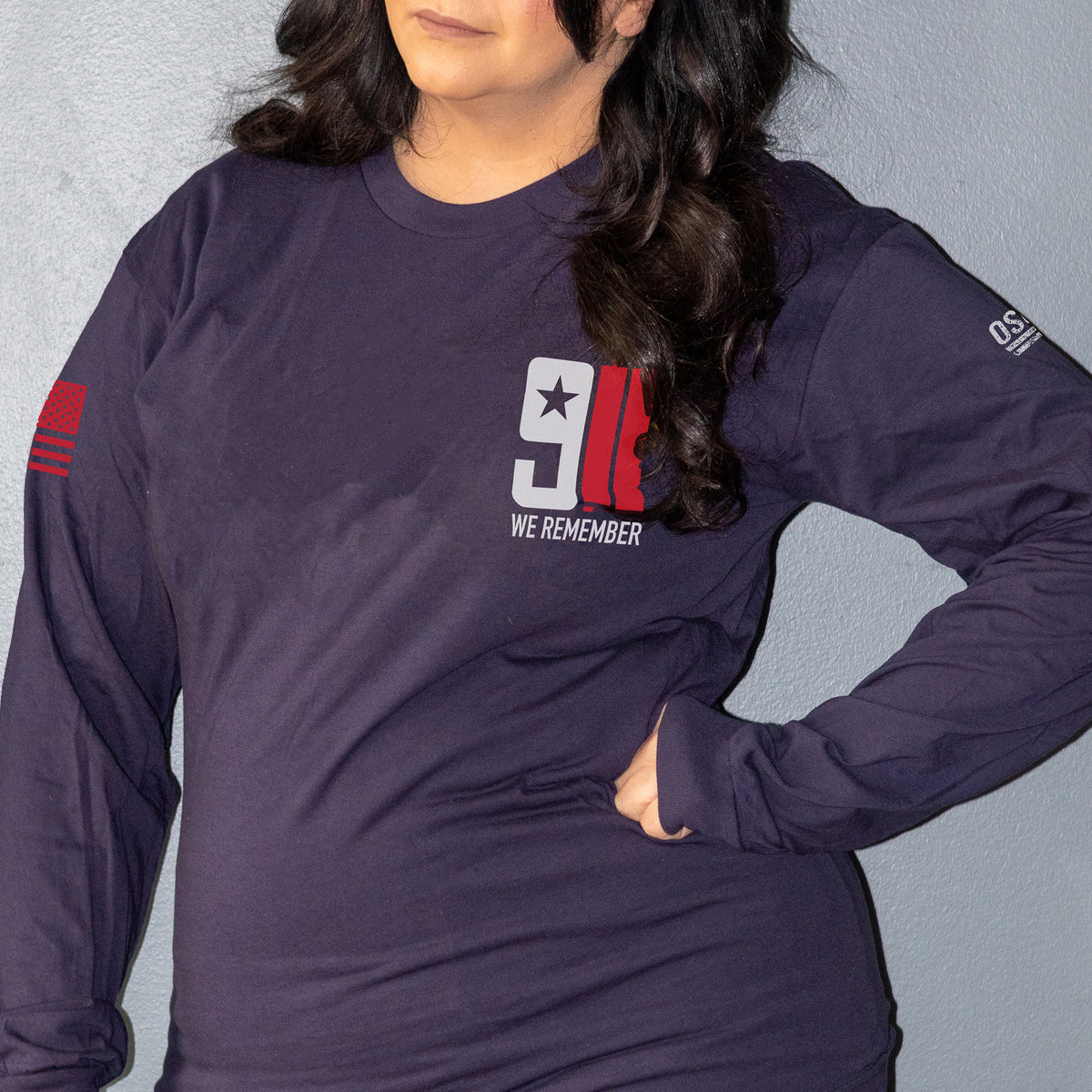 We Remember Long Sleeve - Navy