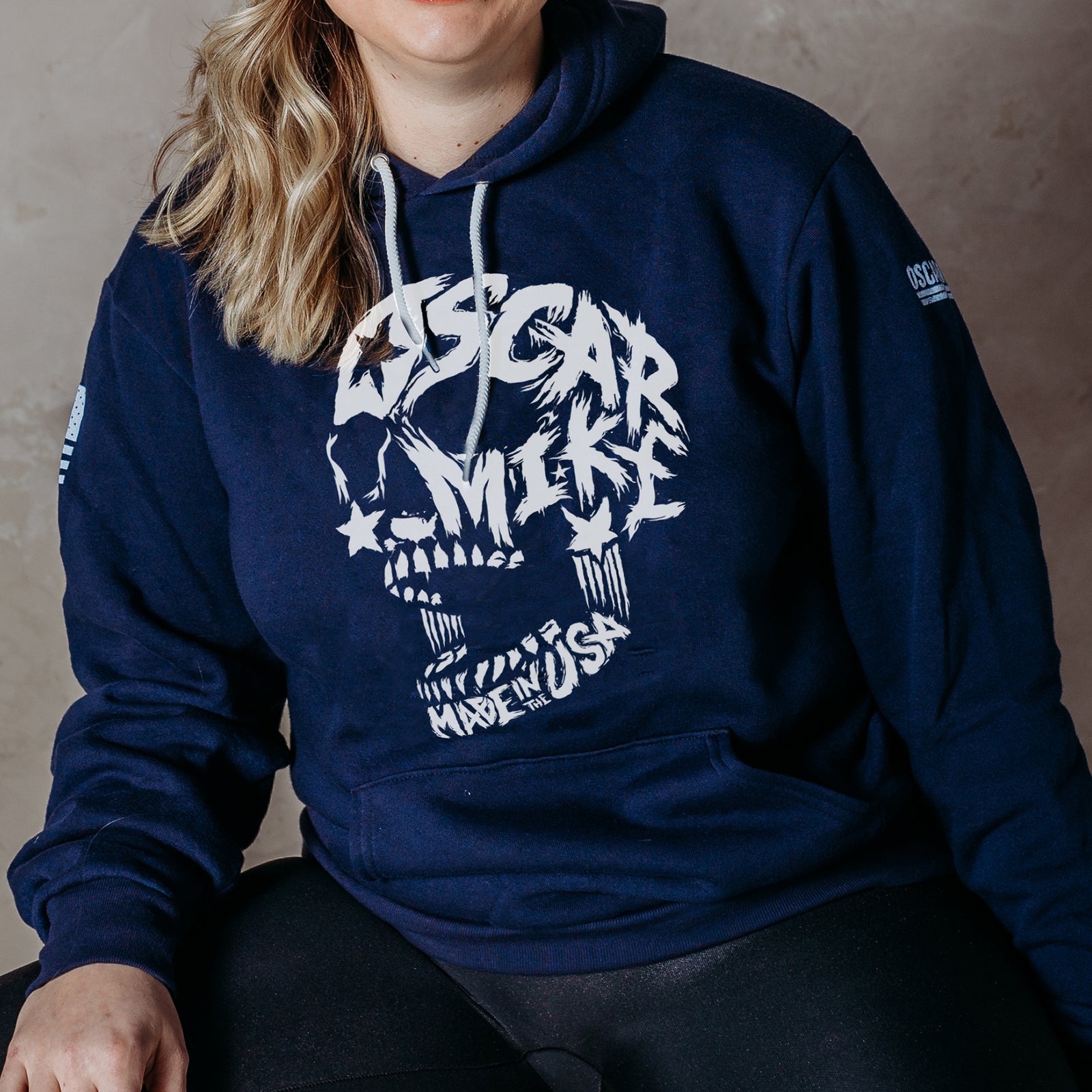 Brushed Skull Pullover