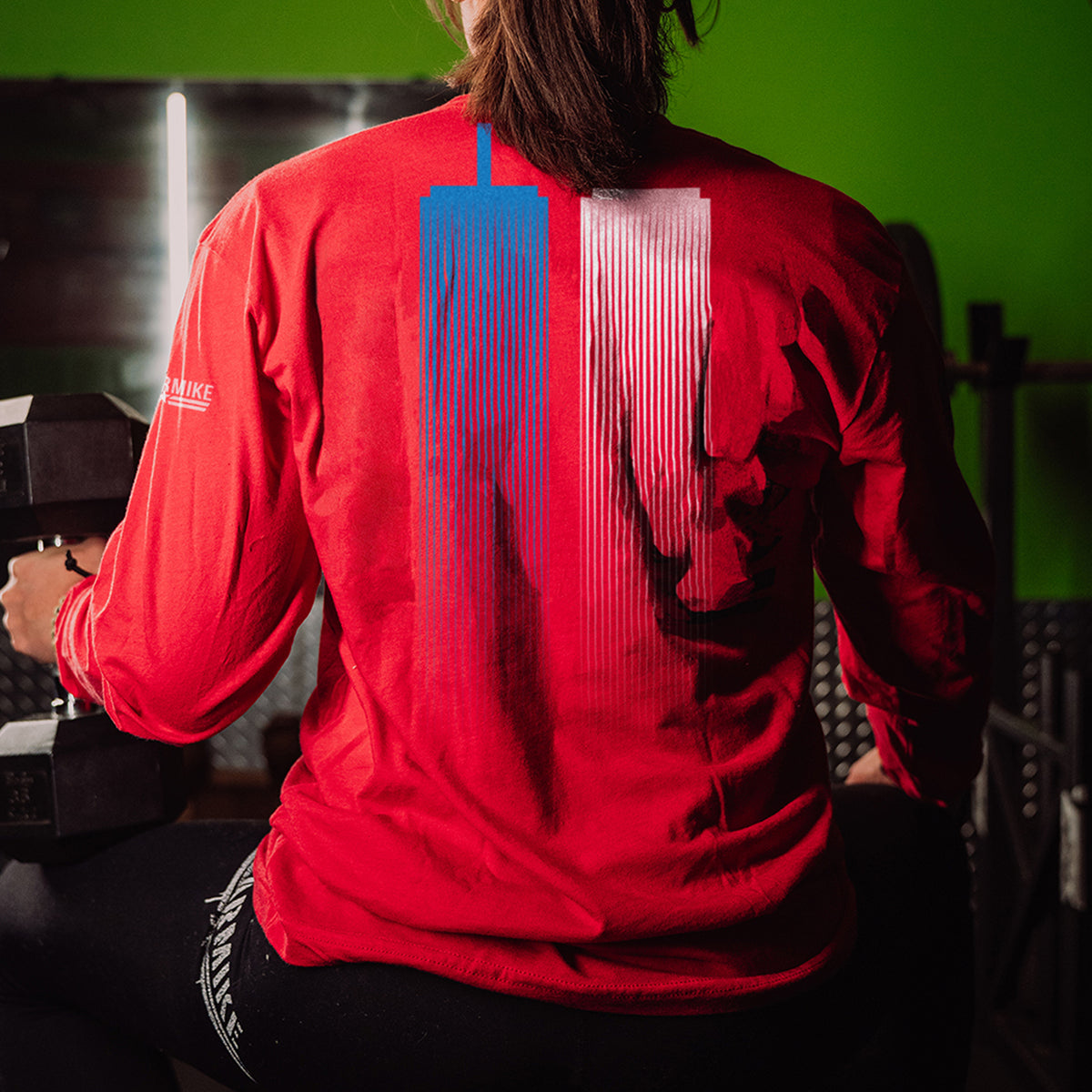 We Remember Long Sleeve - Heather Red