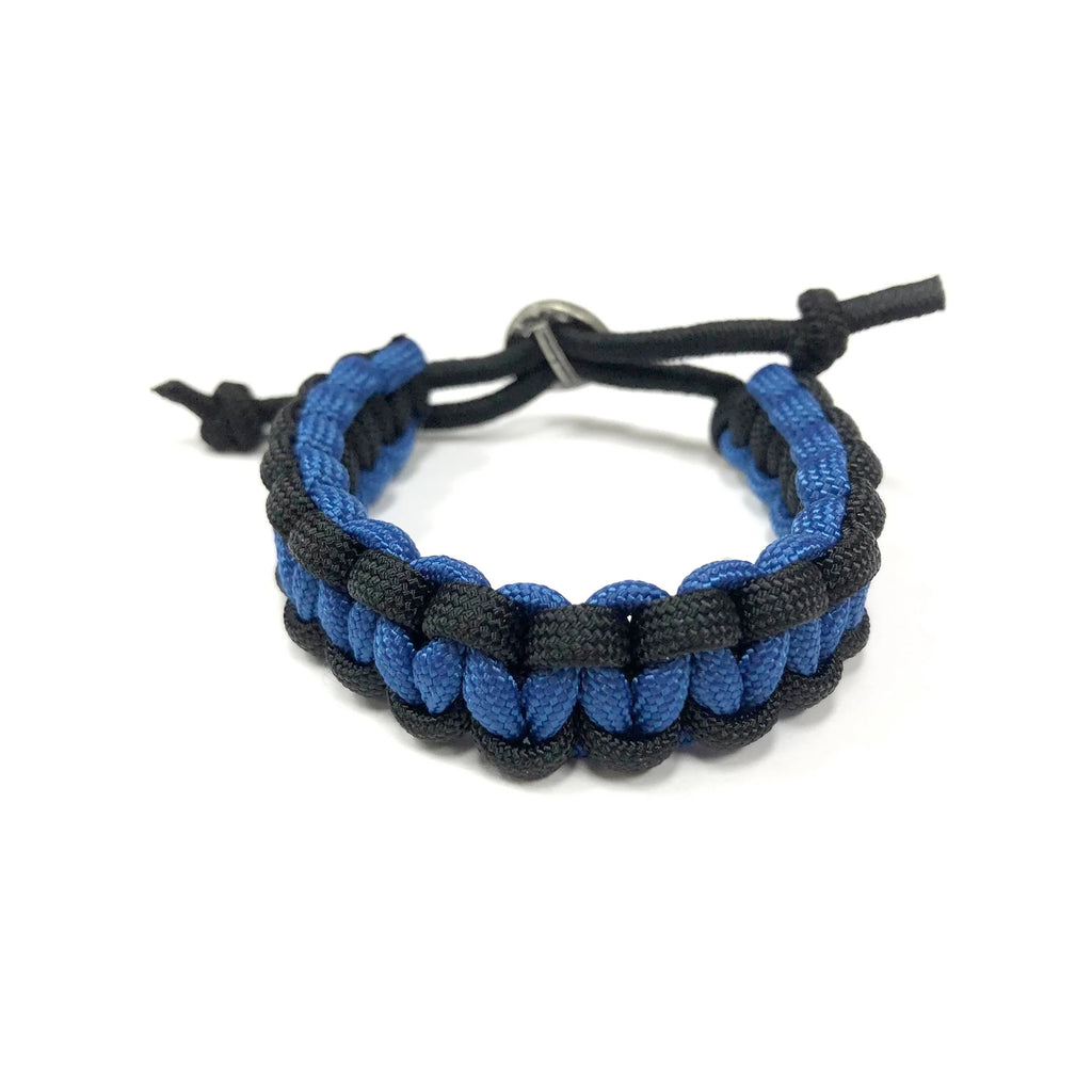 Thin Blue Lifeline Flex Bracelet Oscar Mike Apparel
