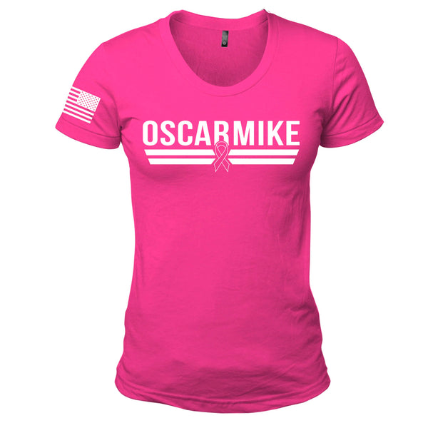 Women's Breast Cancer Logo - Oscar Mike Apparel