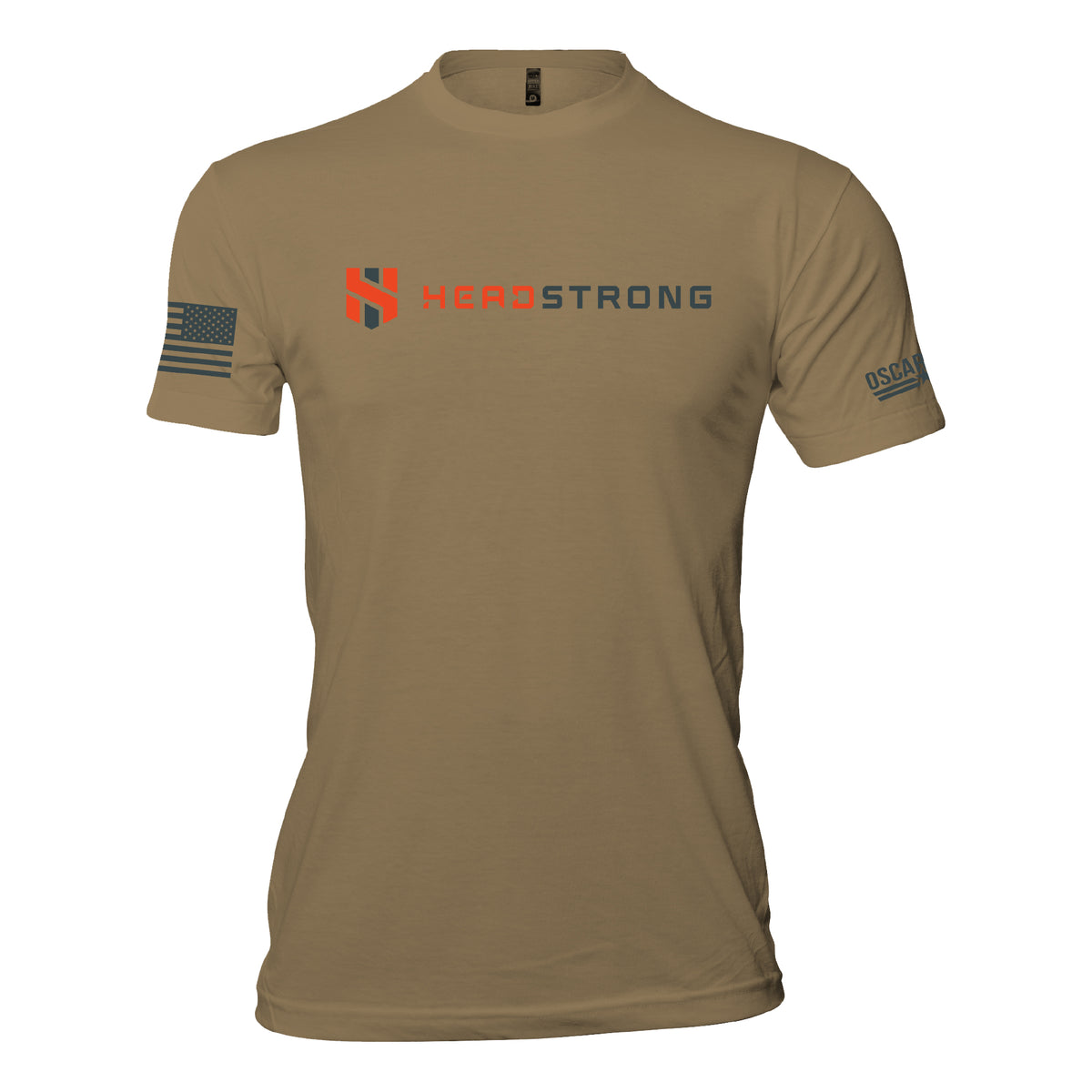 Headstrong Orange Logo Tee
