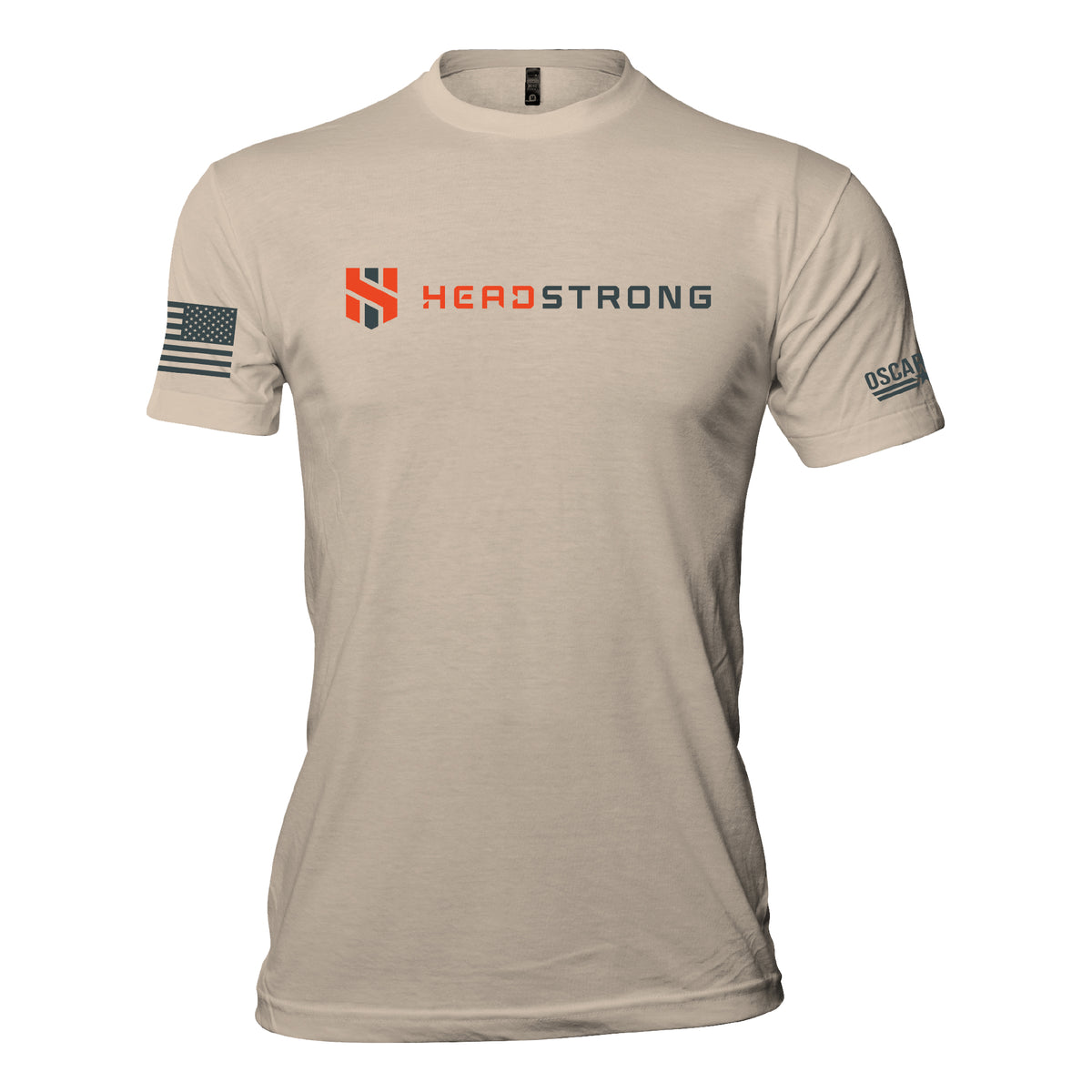 Headstrong Orange Logo Tee