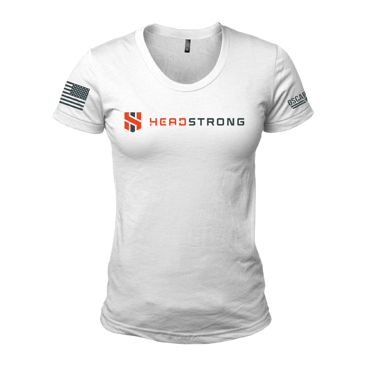 Women&#39;s Headstrong Orange Logo Tee