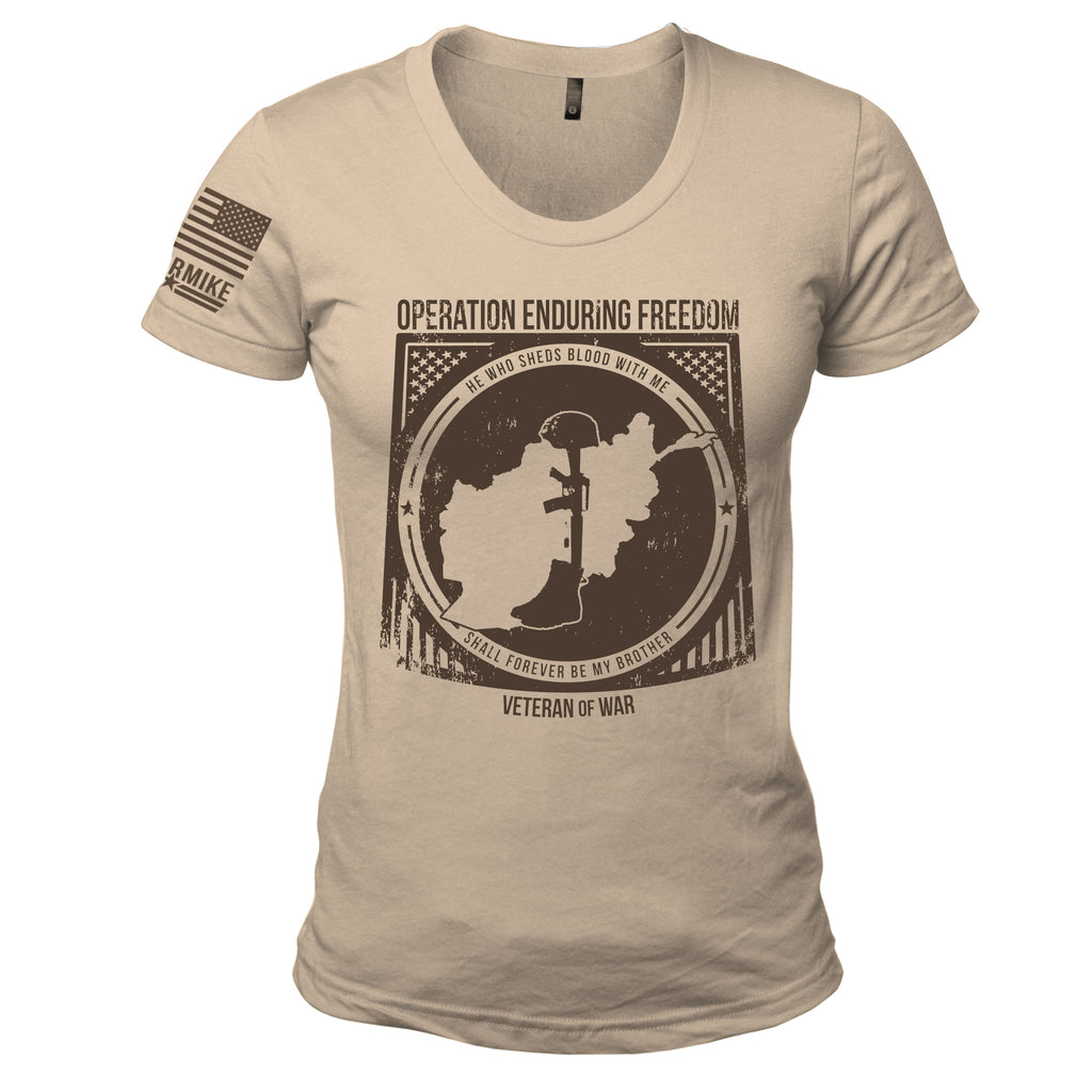 Women's Operation Enduring Freedom Tee - Oscar Mike Apparel