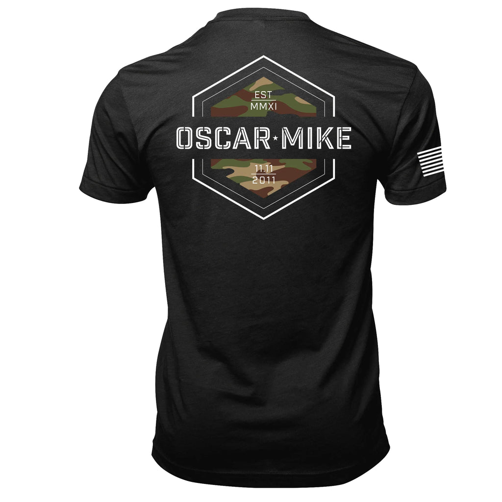 Camo Hex Tee - Oscar Mike Apparel